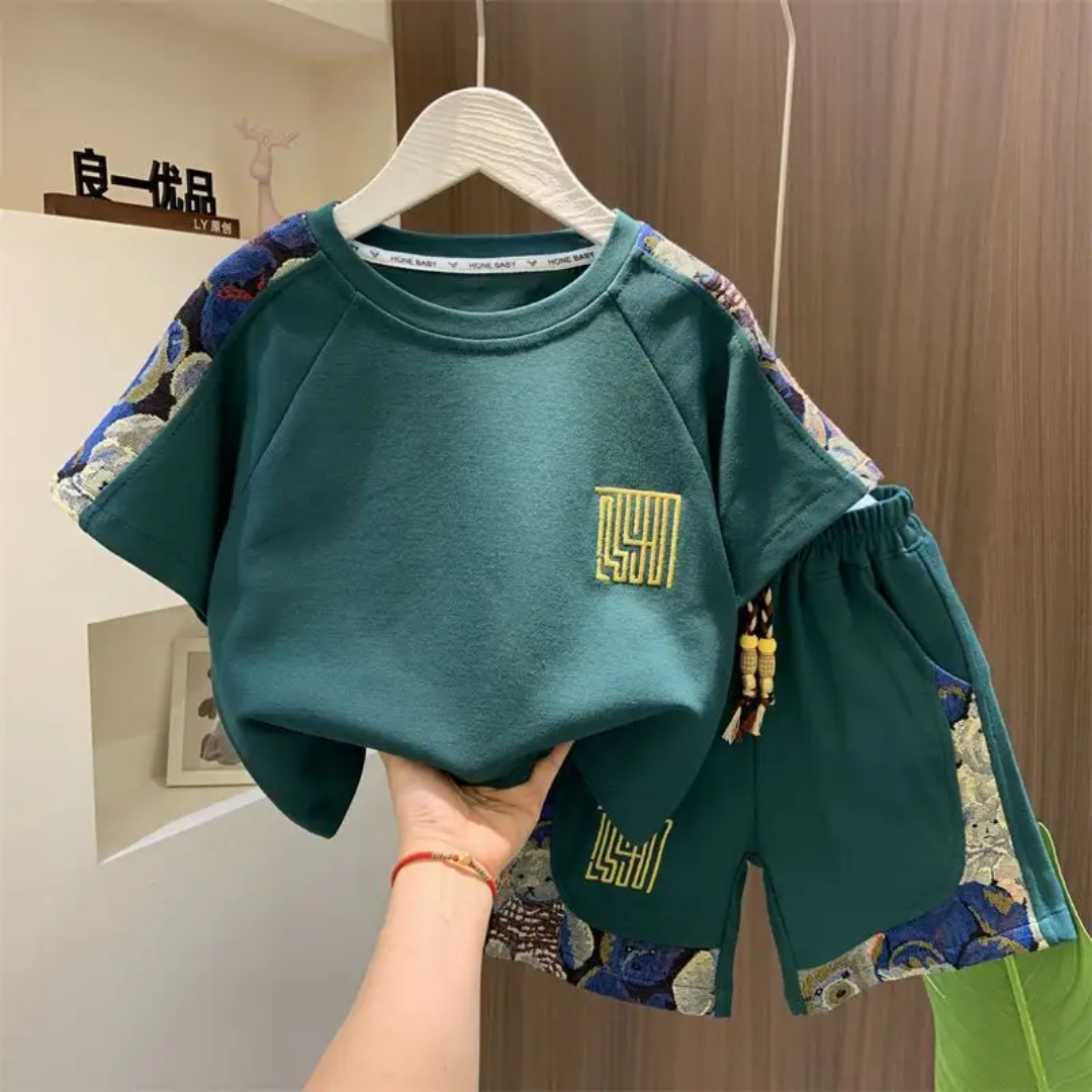 Korean style Two-Piece Set Cotton+Polyster - Image 2