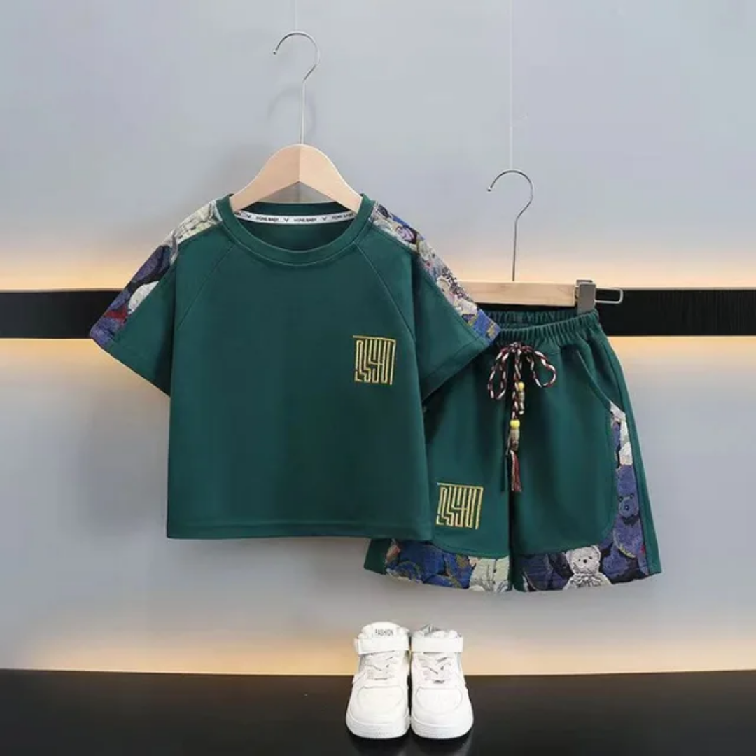 Korean style Two-Piece Set Cotton+Polyster - Image 3